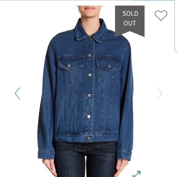 Lush back lace up denim jacket - Picture 10 of 16